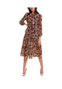 Image of sale on Bubble Crepe Midi Dress