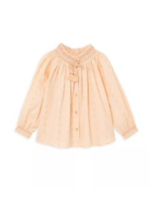 Image of sale on Girls’ Metallic Hearts Long Sleeve Top – Little Kid, Big Kid