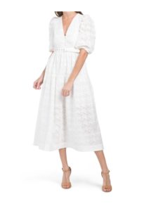 Image of sale on Cellie Cotton Featherington Eyelet Dress