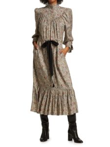 Image of sale on Claudette Belted Midi Dress