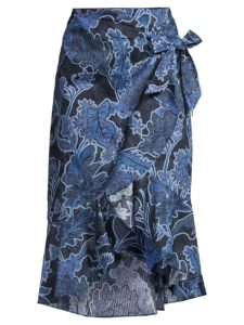 Image of sale on Drew Floral Midi Skirt