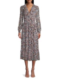 Image of sale on Mod Garden Wrap Dress