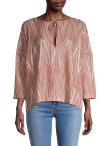 Image of sale on Jersey Zig Zag Blouse