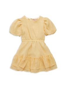 Image of sale on Little Girl’s Swiss Dot Dress