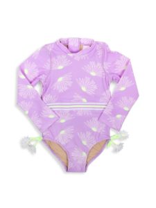 Image of sale on Baby Girl’s & Little Girl’s Lilac Rush One-Piece Swimsuit