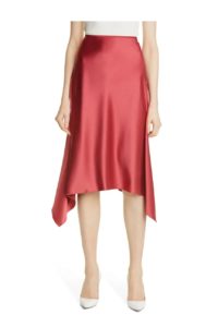 Image of sale on Sharkbite Hem Satin Skirt