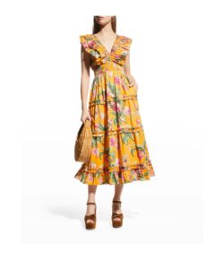 Image of sale on Azalea Tiered Ruffle Maxi Dress