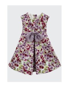Image of sale on Girl’s Floral Poplin Dress, Size 2,6