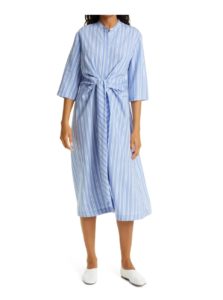 Image of sale on Sylvia Stripe Shirtdress