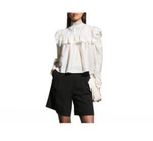 Image of sale on Amethyst Long-Sleeve Lace Top