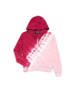 Image of sale on Girl’s Phoenix Tie-Dye Zip-Up Hoodie