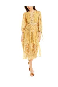 Image of sale on Cutout Waist Midi Dress