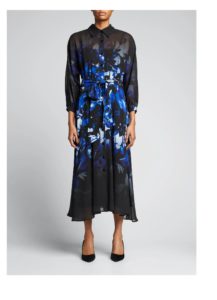 Image of sale on Floral Georgette Shirtdress size 8-10