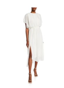 Image of sale on Izzy Shirred-Shoulder Dress size 6