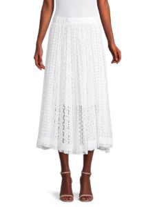 Image of sale on Eyelet Midi Skirt