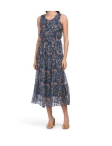 Image of sale on Sless Printed Maxi Dress
