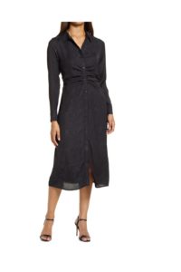 Image of sale on Marbleized Long Sleeve Shirtdress