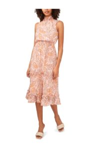 Image of sale on Sleeveless Smocked Midi Dress