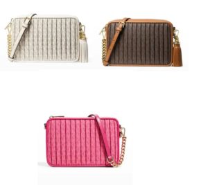 Image of sale on Jet Set Pleated Monogram Camera Crossbody Bag