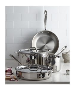Image of sale on Stainless Steel 7-Pc. Cookware Set