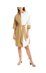 Image of sale on Two-Tone Shirtdress