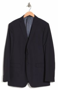 Image of sale on Solid Notch Collar Two Button Jacket