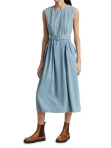 Image of sale on AlbaGZ Belted Midi-Dress