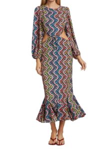 Image of sale on Chiara Cutout Printed Dress