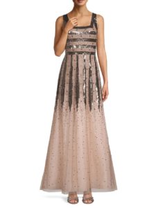 Image of sale on Embellished Sqaure Neck Gown