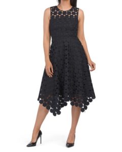 Image of sale on Annemarie Embroidered Dot Dress