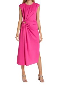 Image of sale on Alba Keyhole Midi-Dress
