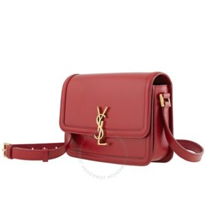 Image of sale on Solferino Red Leather Shoulder Bag