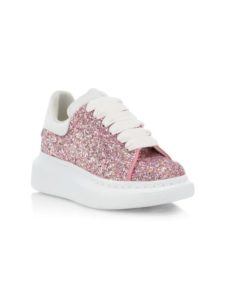 Image of sale on Little Girl’s Oversized Glitter Sneakers