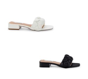 Image of sale on Heppa Block-Heel Braided Sandals