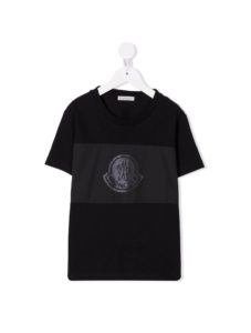 Image of sale on perforated-logo panelled T-shirt size 8-14