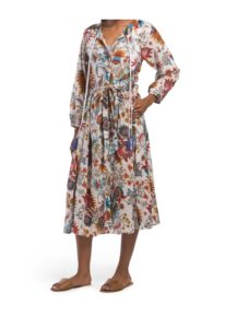 Image of sale on Paradise Printed Dress Cover-up