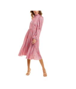 Image of sale on Accordion Pleated A-Line Dress