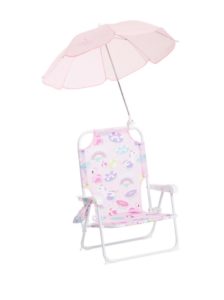 Image of sale on Summer Vibes Umbrella Beach Chair With Cupholder
