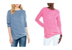 Image of sale on Striped Angle Top