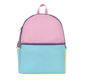 Image of sale on Colorblock Faux Leather Backpack