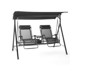 Image of sale on Mainstays Zero-Gravity Steel Porch Swing, Multiple Colors