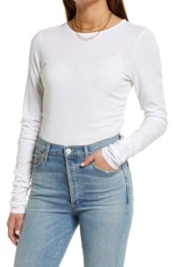 Image of sale on Lightweight Ruched Knit Top