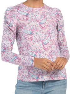 Image of sale on Long Sleeve Ruched Tee
