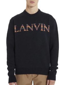 Image of sale on Jacquard Intarsia Logo Sweater