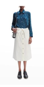 Image of sale on Nancy Snap-Front Skirt size 2,6
