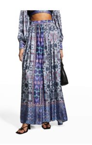 Image of sale on Printed Maxi Skirt