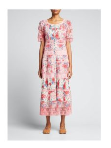 Image of sale on Carmie Victorian Floral Maxi Dress
