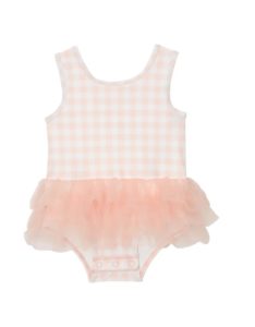 Image of sale on Gingham Tutu One-Piece Swimsuit