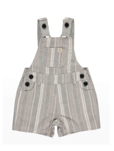 Image of sale on Boy’s Bowline Cotton Patch-Pocket Shortalls, Size 3M-24M