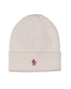 Image of sale on Embroidered Logo Rib Wool Beanie